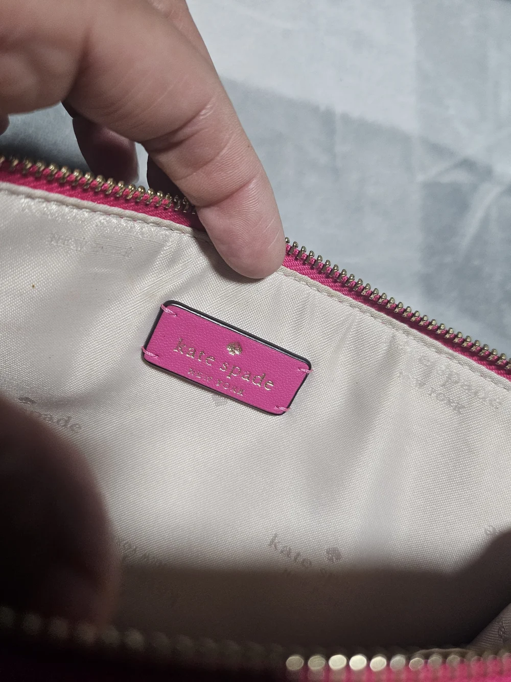 kate spade Hot Pink Wristlet Clutch